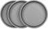OvenStuff HG368-AZ Nonstick Bakeware, 9" Round Cake Pan, Set of 3