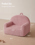 Blissful Diary Toddler Chair, Snuggly Soft Kids Sofa Chair, Supportive Toddler Couch for Girls and Boys, Kids Furniture