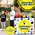 HIDEABOO 34" 34" 28" Easy Lemonade Stand Tablecloth Polyester Spandex Table Cover for Lemonade Stand for Kids