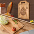 Engraved Bamboo Cutting Board, Grandpa Gifts, 12.3"L x 8.7"W, Birthday Gifts from Grandkids
