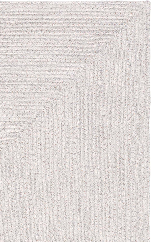 2'3" 4', (BRA201A) SAFAVIEH Washable Rug Outdoor Braided Collection - x Ivory & Light Grey, Handmade & Reversible