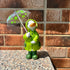 Duck Statue for Holding Umbrella - Hand Painted Resin Figurine, Creative Craft Gift for Kids and Women, Decorative