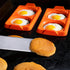 5600 (Set 3) BLACKSTONE Silicone Egg & Omelet Ring of for Breakfast, Non Stick Food Grade Round Egg Cooking Shapers