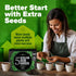 5 HOME GROWN Indoor Herb Garden Starter Kit Complete Herb Grow Kit with Basil, Cilantro, Mint, Parsley & Thyme