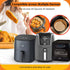 8-Inch Round Air Fryer Paper Liners, 125pcs Non-Stick, Heat-Resistant, Perfect Fit for Hassle-Free Cooking