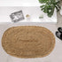 '-18x30 Inch Chardin home Hand Woven Natural Jute Braided Rug Oval | Vintage Boho Reversible Doormat for Entryway, Front
