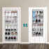 28 Large Pockets Over The Door Shoe Organizer, Premium Clear Rack for Closet, Shoes Hanger Storage Holder