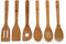 Lipper International 826 Bamboo Wood Kitchen Tools, 6-Piece Set in Mesh Bag