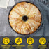E-far Angel Food Cake Pan - 10-Inch Non-stick Tube Pan for Baking Pound Chiffon Cake