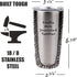 SERENGETI 20 Oz. Stainless Steel Tumbler, Vacuum Insulated with Spill Proof Lid, 3D Print, Chocolate Labrador