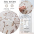 55''x 55'' Joyfol Day Square Linen Tablecloth, Heavy Duty Waterproof Tablecloths, Farmhouse Embroidery Leaves Table