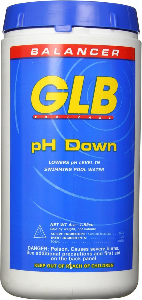 GLB Pool & Spa Products GLB Pool and Spa Products 71240 4-Pound pH Down Pool Water Balancer