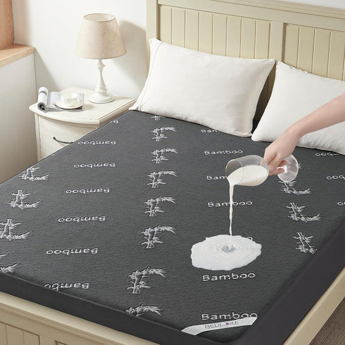 BEDLORE Full Size Waterproof Mattress Protector, Fitted Mattress Pad with 6-15 Inch Deep Pocket, Soft 3D Air Fabric,