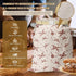 NIKKOUR Bags(2 Pack) 2) Large Linen Beeswax Bread Sourdough Bread Bags Reusable Double-Lock Freezer Baking Container