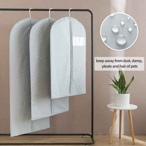 Garment Bags for Travel, 50'' Hanging Clothes Suit Bag (Set of 2, 23.3'' X 50'')