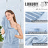 4 35"x70" Set Cozy Piece Extra Large Bath Towel Oversized Bath Sheet Blue Bath Towel for Bathroom Ultra Soft Highly