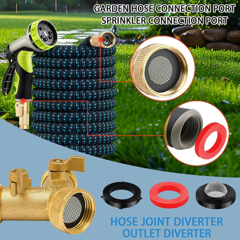 ZDBB 58 PCS Shower Head Garden Hose Screen Filter - Stainless Steel Water Filter Hose Washer Kit for Plumbing