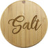 Totally Bamboo Salt Cellar with Magnetic Swivel Lid, 6 Ounce Capacity, Salt Engraved on Lid