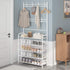 Rack,3-in-1 5-Tier 8 hooks,20-25 UDEAR Entryway Coat Hall Tree Multifunctional Storage Shelf with Shoe Bench and Pairs