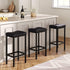 Set 2 Counter 24.8 Inches, 2.4" BB10BY01 HOOBRO Bar Stools, of Bar Chairs, Height Stools, Saddle Barstools with Curved