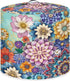 Insulated Pressure Cooker Cover, 3 Qt Dust Cover with Pocket for Spoon/Utensils, Blooming Flower Purple Blue