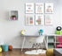 6Pcs Mindset Educational Growth Canvas Wall Art Kids Mental Health Therapy Paintings Positive Affirmations Wall Decor