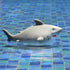 XY-WQ Chlorine Floater, Floating Pool Chlorine Dispenser (Shark) for 1 and 3 Inch Tablets for Pools and Spas
