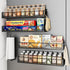 Mystozer 16.9 Inch Wide Large Capacity Magnetic Spice Rack for Refrigerator, 5