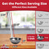 Super Sturdy Ergonomic 6 Oz. Soup Ladle, Stainless Steel with Long Handle, Best Kitchen Accessory for Serving Soups