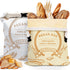 2 Pack Beeswax Bread Bags for Sourdough & Homemade Bread - Natural