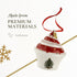 Spode Christmas Tree Ornament Cupcake, Long-Lasting Holiday Decoration for Christmas Tree & Seasonal Display