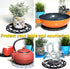 3 Set Silicone Trivet Mats with 1 Extra Large Included | Durable Non-Slip Thick Round Premium Trivets