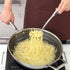 Pleafind 2-Piece Spaghetti Spoon and Tong Set, 13-Inch Non-Stick Fork and 9-Inch Kitchen Tong, Stainless Steel