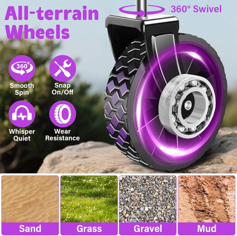 Foldable,280 LBS Wagons Carts Large Capacity Foldable Wagon Cart Collapsible Wagon with Wheels & Drink Holders,Utility