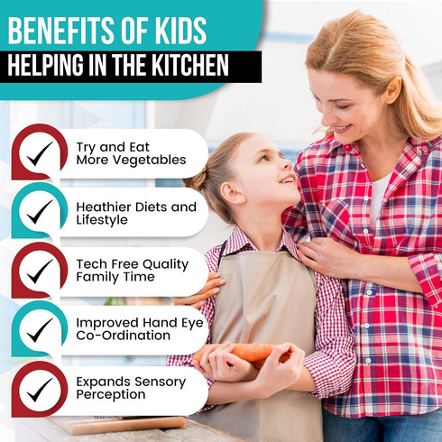 Kids Tomato Steak Knife Set (Aqua) - 2pcs, Skin Friendly Serrated Edge Stainless Steel for Real Cooking
