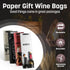 Tirrinia Wine Gift Bags - 12pcs in 4 Designs, Bulk Set for Weddings, Parties, Holidays, Christmas