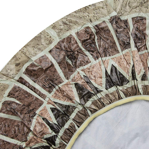 Jobar Decorative Stretch Table Cover (Mosaic), One Size, 1 Count (Pack of 1)