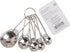 Prepworks by Progressive Stainless Steel Measuring Spoons - Set of 5, Silver