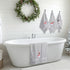 3 13.3" 29.5" SmoothNovelty Pcs Christmas Snowman Hand Towels for Bathroom Cotton Embroidered Snowman Kitchen Towels x