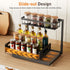 Under Sink Organizer 2 Pack, Pull Out Cabinet Shelf, Kitchen Bathroom Storage with Sliding Drawer for Home