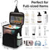 Original Portable Shower Caddy for College Dorms, Foldable Mesh Tote, Durable Hanging Travel Shower Bag, Black