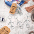 Winocbxt 50pcs Anchor Keychain Bottle Opener for Wedding Baby Shower Party Gift Decoration, Nautical Themed Give Away