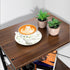 30'' 3 WRINGKIT Tall End Side Table, Height Small Telephone Table Stand with Tier Storage Shelf, Narrow Wood Nightstand