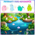 100 Hysagtek Mini Resin Animals Blind Bags - Pcs Luminous Tiny Animals Glow in The Dark Little Farm Figures Micro