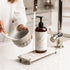 ZAZ Instant Dry Sink Caddy, Kitchen Sponge Soap Holder Dispenser, Bathroom Countertop Fast Drying Stone (Fog Mist)