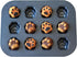 Mini Dog Cat Paw Print Baking Pan, 12 Cup Nonstick Madeleine Mold for Frozen Treats, Muffins, and Ice Cubes