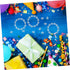 AMOSFUN 1200pcs Number 60 Sequins Confetti for 60th Birthday Party Decoration, Silver