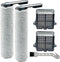 Brush Rollers and Filters Replacement for Tineco iFLOOR 5 Breeze Complete Vacuum Cleaner, 2 Brush Rollers + 2 Filters
