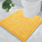 smiry Chenille U-Shaped Toilet Bathroom Rugs, Soft Absorbent Non-Slip Contoured Rugs, Machine Washable Bath Mats for