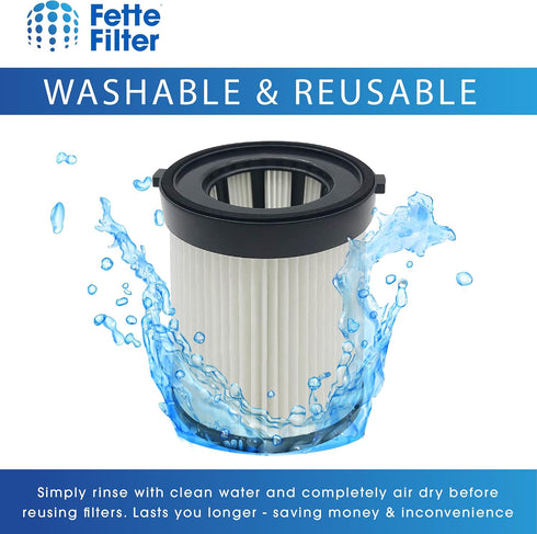Fette Filter FSV001 Hepa Filter Replacement Pack of 4 Compatible with Fabuletta FSV001 FSV101 Girnoor G165 G160 Afoddon